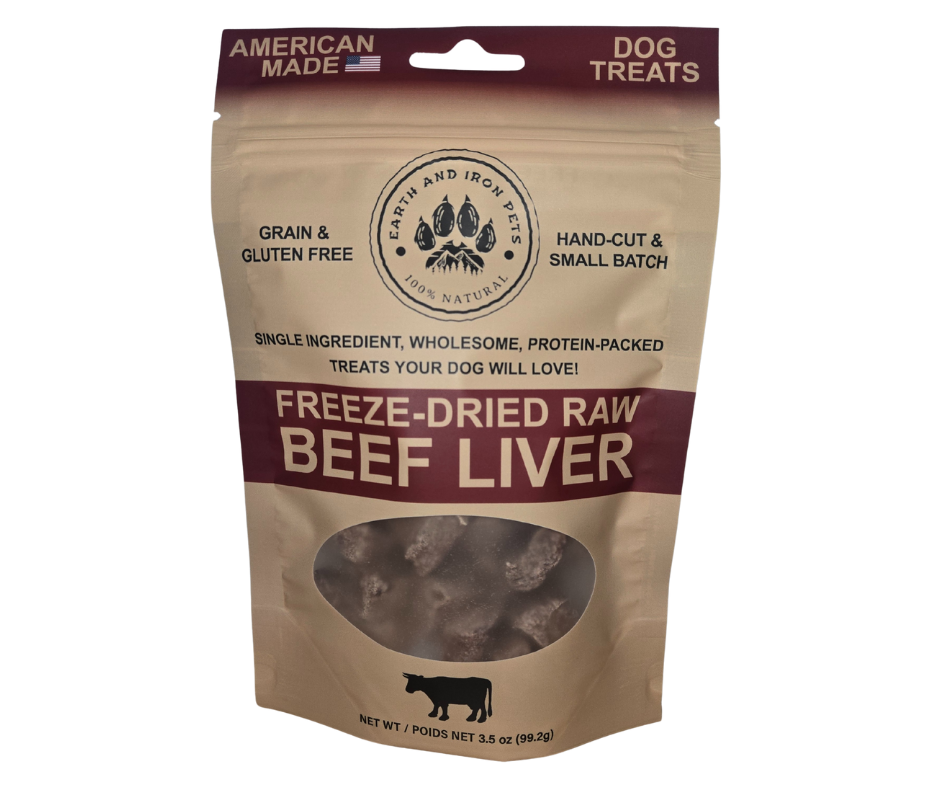 Freeze-Dried Raw Beef Liver Dog Treats – Single Ingredient, All-Natural
