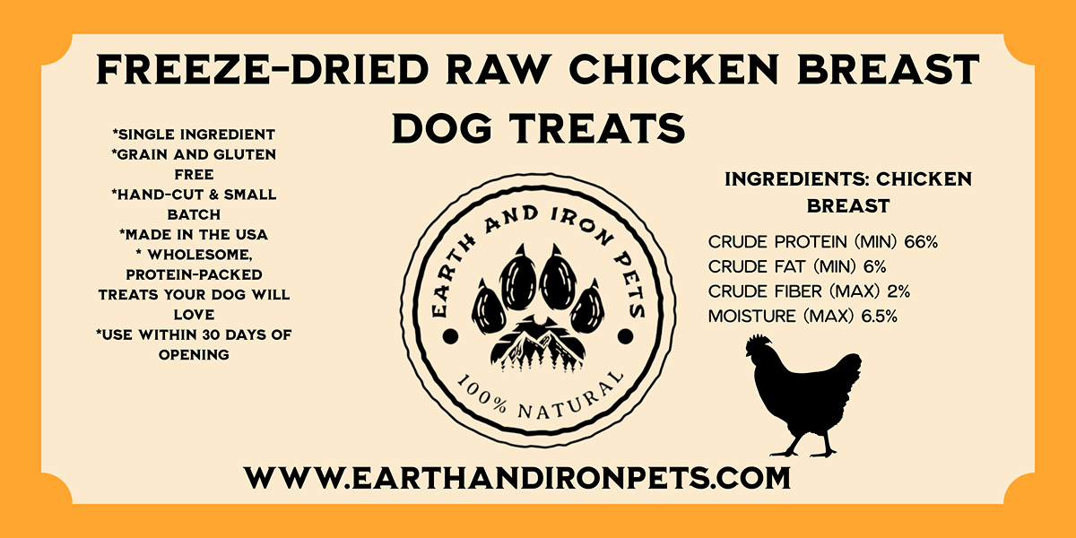 Chicken Breast | Single-Ingredient Freeze-Dried Raw Dog Treats